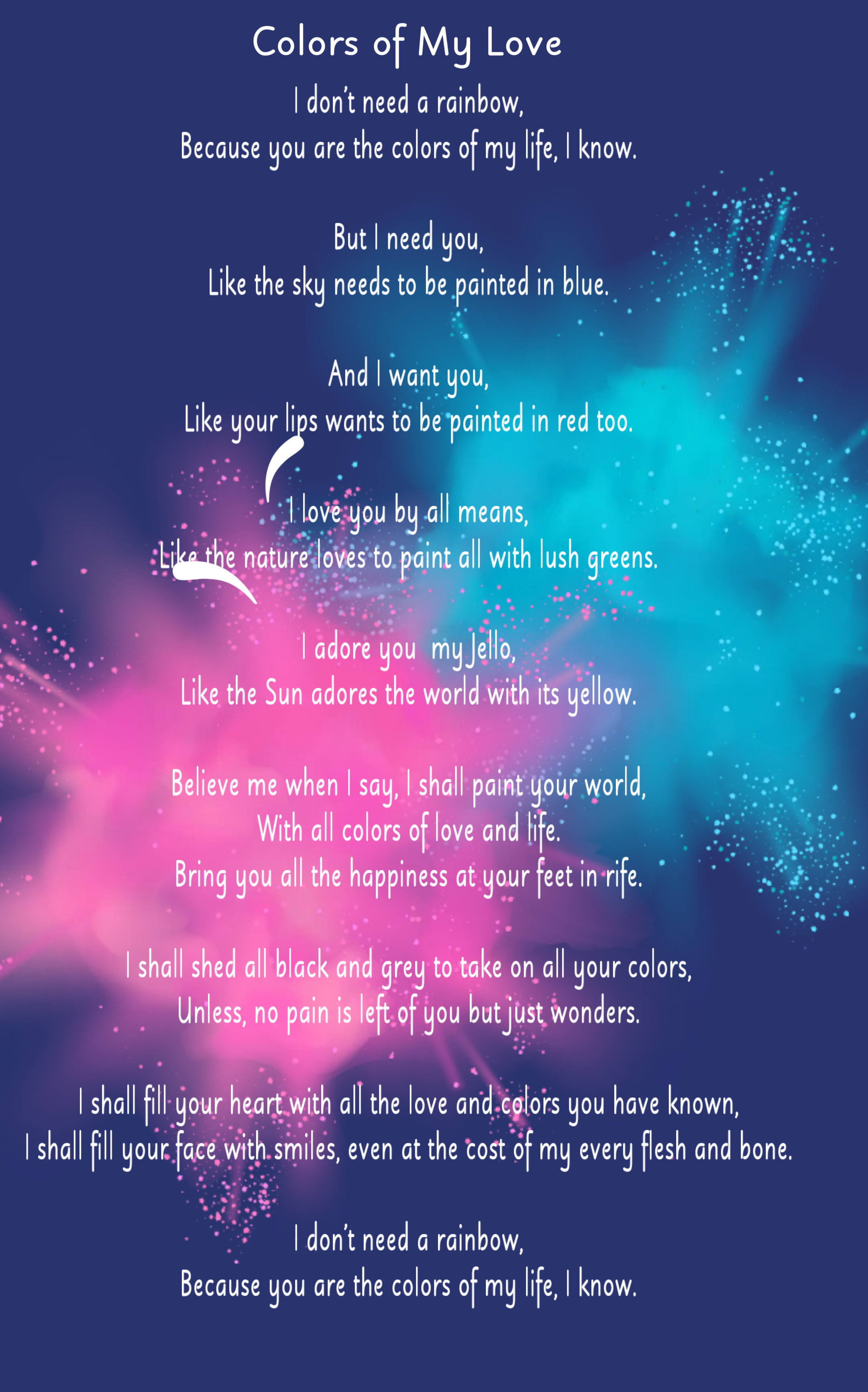 Colors Of My Love