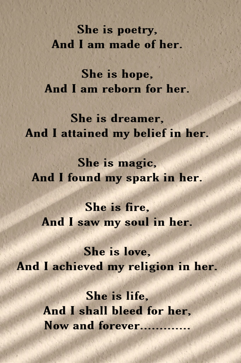 She Is Poetry